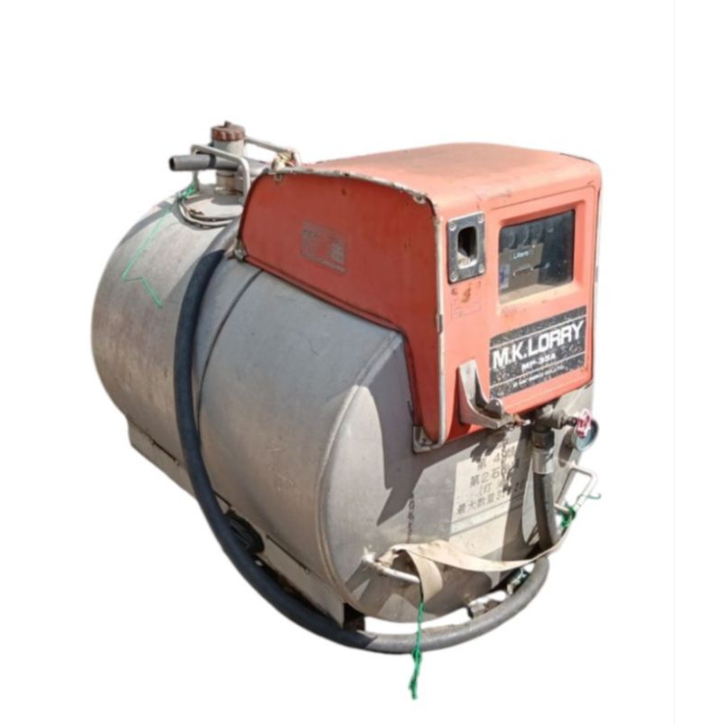 Original Japan (Used) M.K Lorry Petrol Tank with meter Gasoline/Diesel/Kerosene Hijet Tanker MP-50A 450L