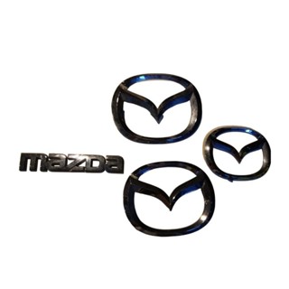 Original Japan (Used) Mazda Chrome Plated Plastic Logo